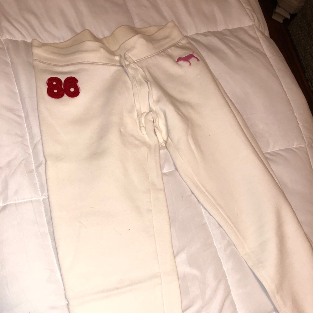 White PiNK sweats